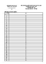 Đề cương đại số oont hi học kì I lớp 10 - Đáp án năm học 2016 - 2017 môn Đại số